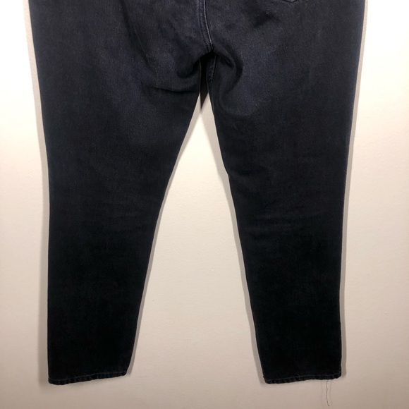 Reformation Julia High Waist Cigarette Jeans In Monterey size 29 Black - Picture 8 of 10